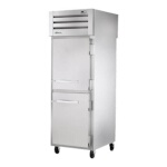 True STA1RPT-2HS-1S-HC - Pass-Thru Refrigerator, one-section, (2) solid half doors front & (1) solid door rear